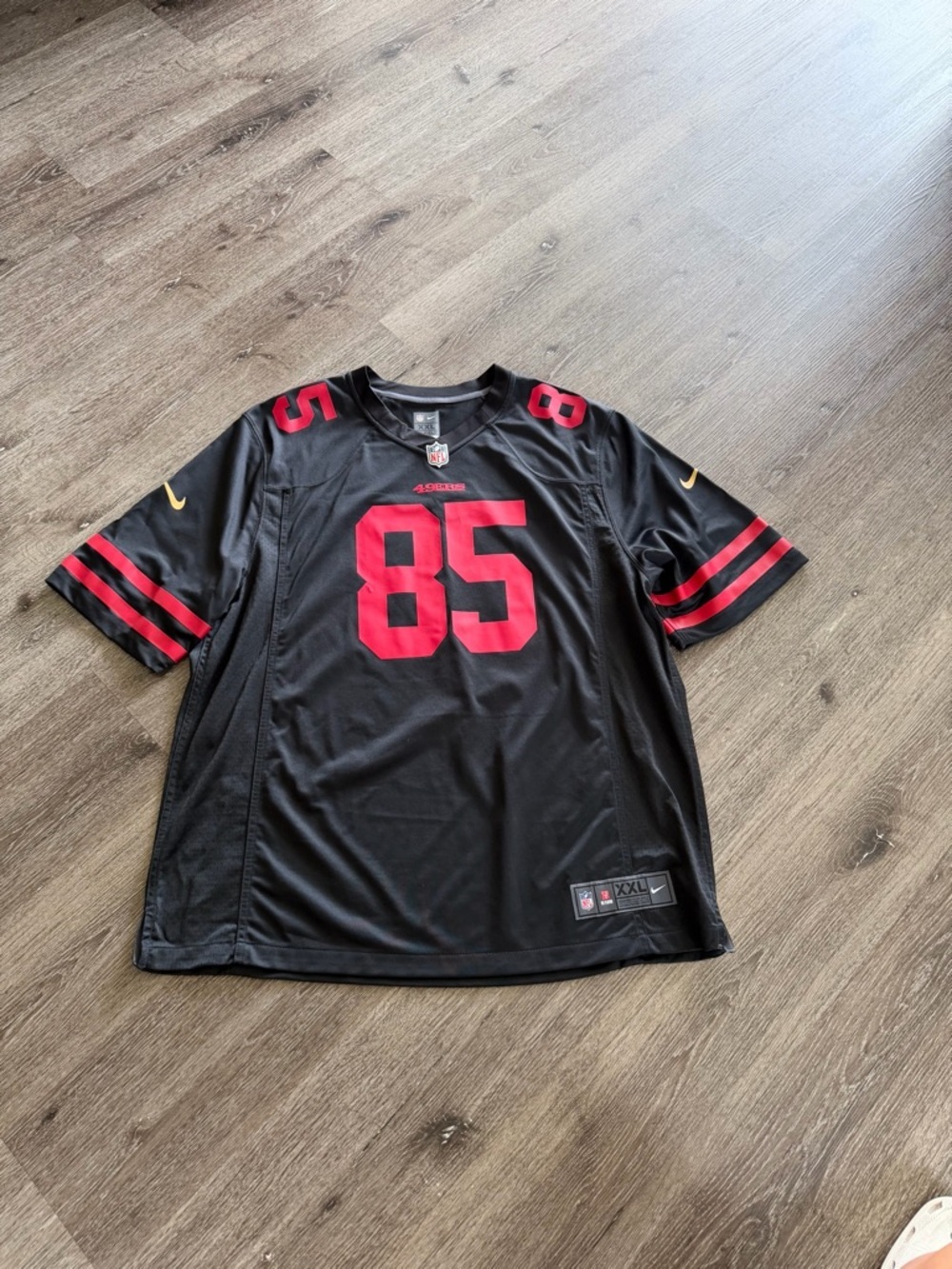 NFL Nike Black XXL Team Jersey Tag Detail